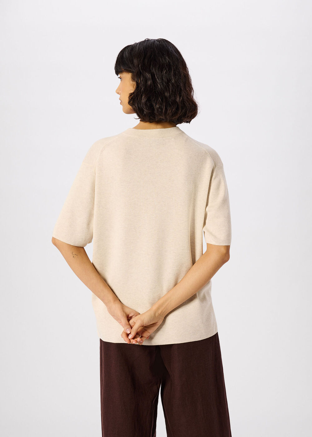 Fine Knit T-Shirt