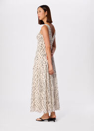 Dashed Spot Dobby Maxi Dress