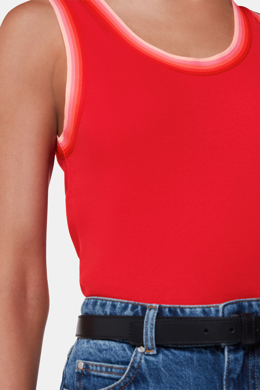 Stripe Detail Vest
