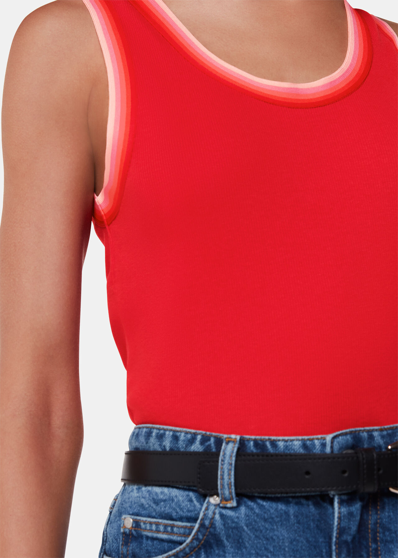 Stripe Detail Vest