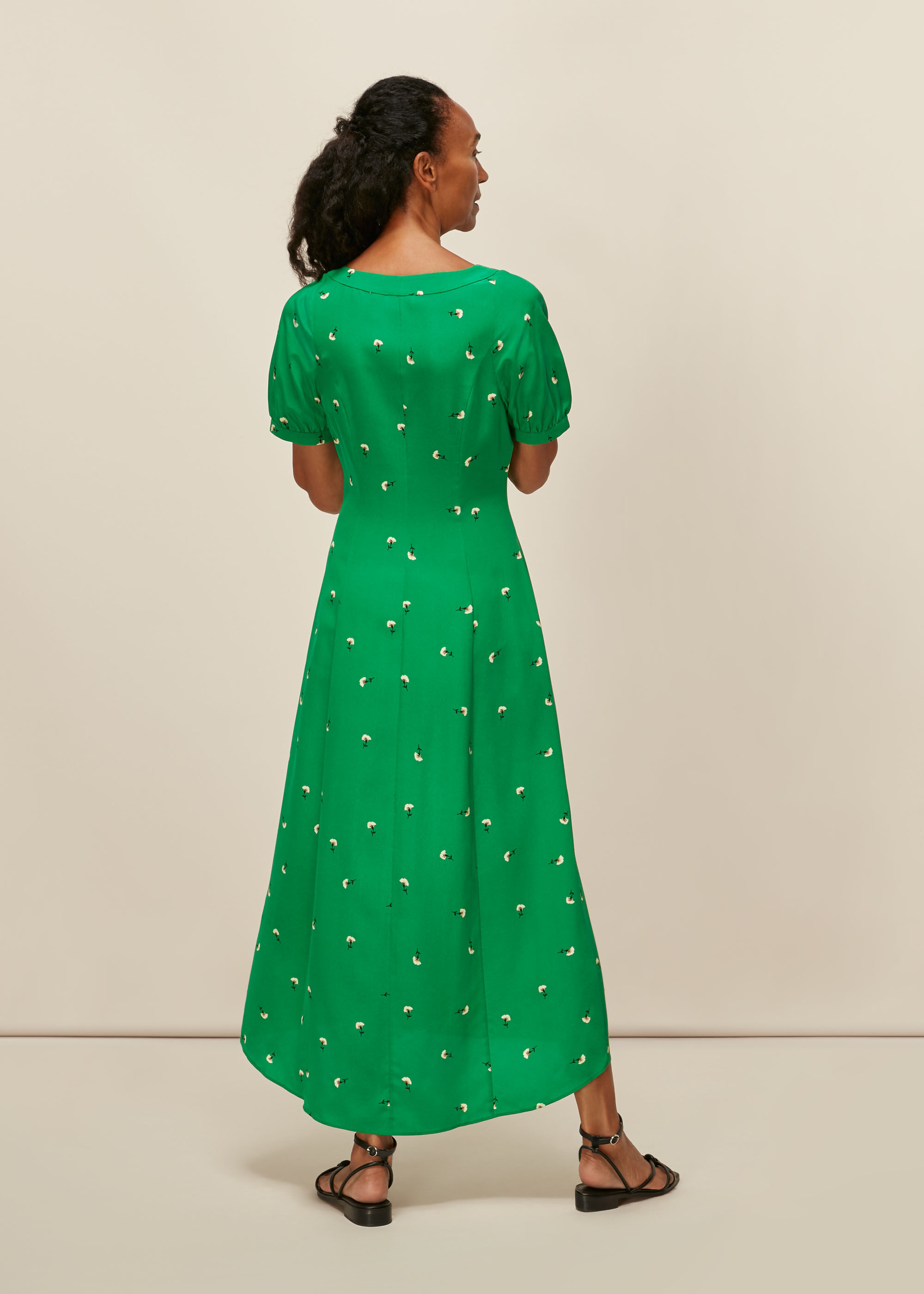 Whistles deco floral top dress