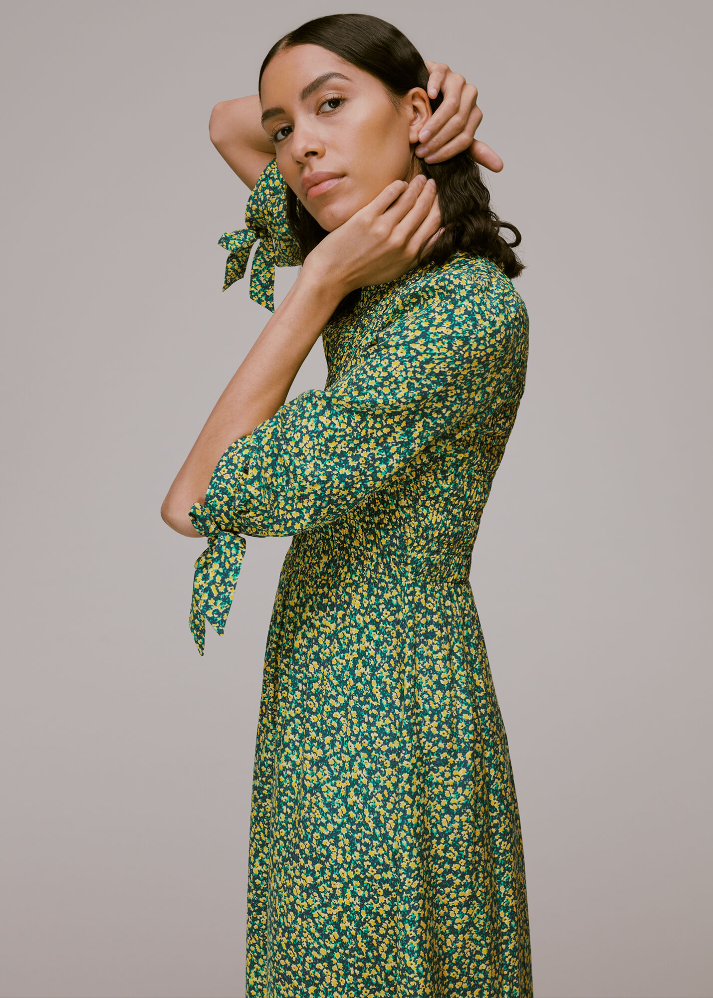 Whistles sunflower dress hotsell