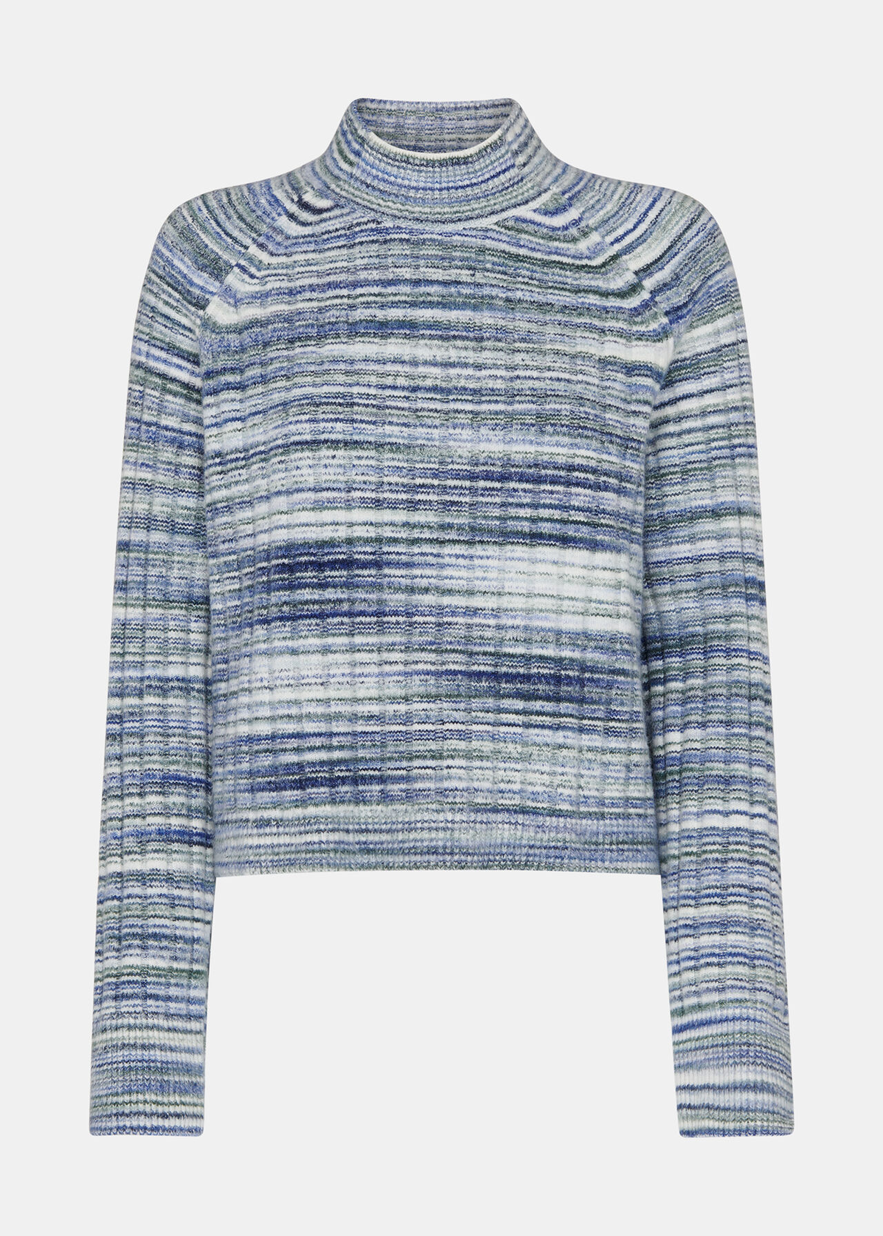 Space Dye Funnel Neck