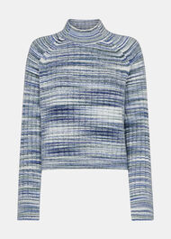 Space Dye Funnel Neck