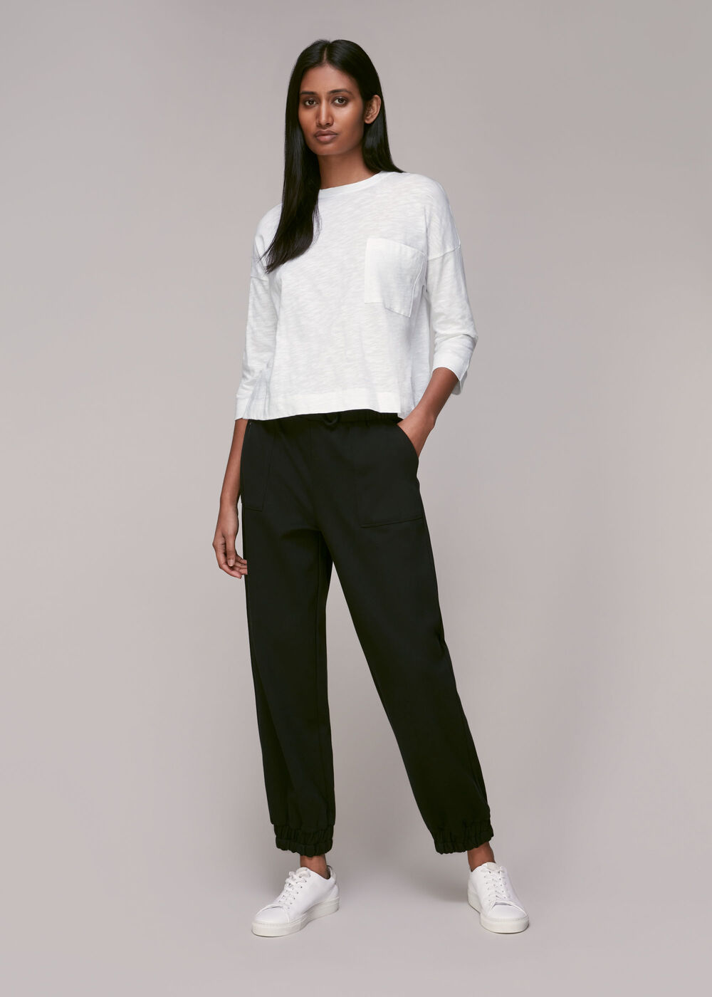 Cotton Pocket Top White