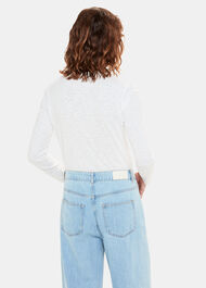 Crew Neck Pocket Top