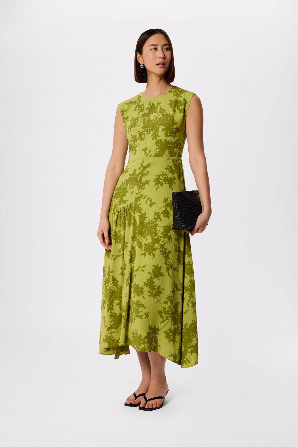 Floral Asymmetric Dress