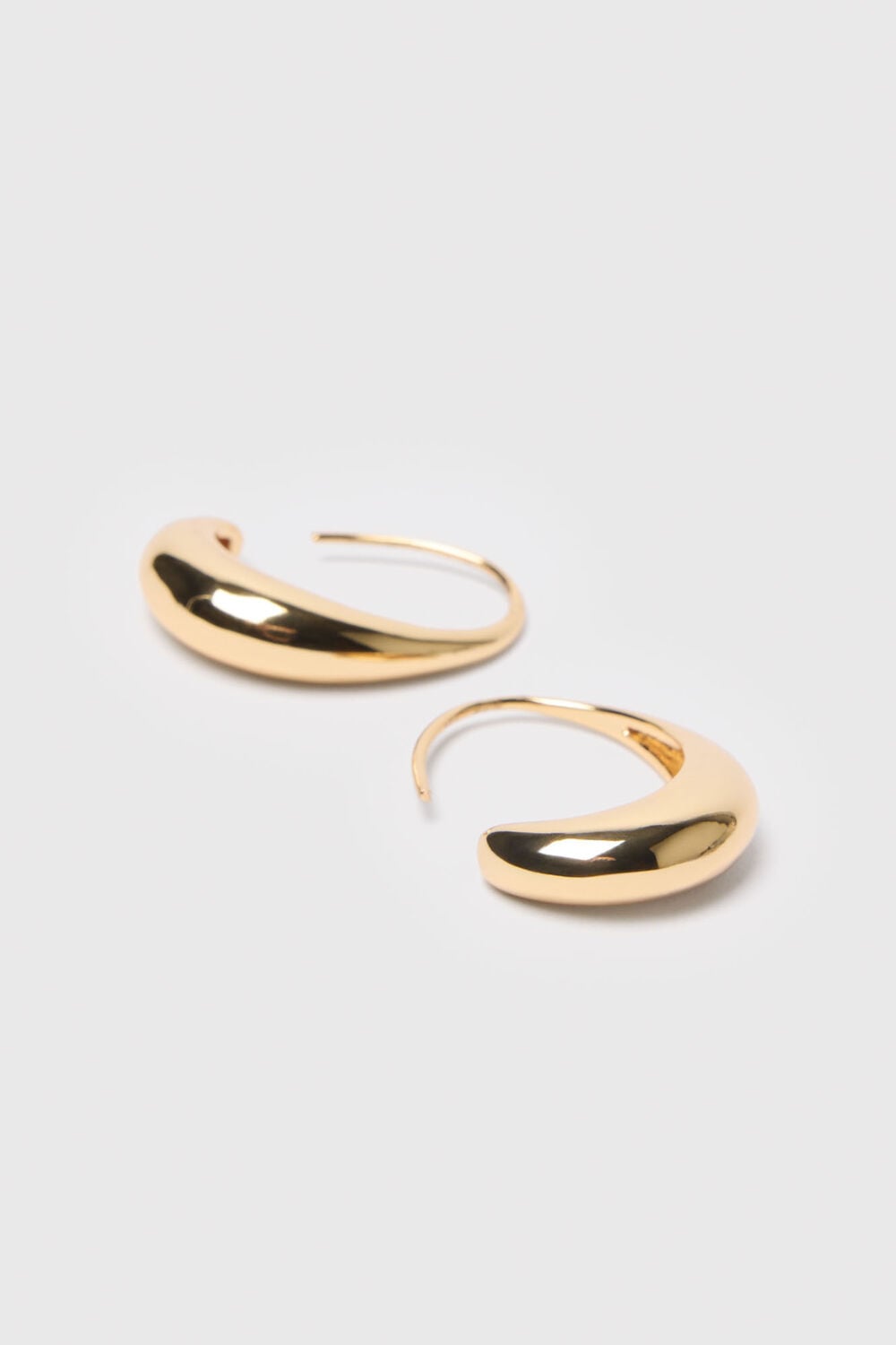 Gold Mini Wire Hoop Earring