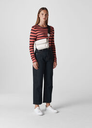 Essential Stripe Top Red/Multi