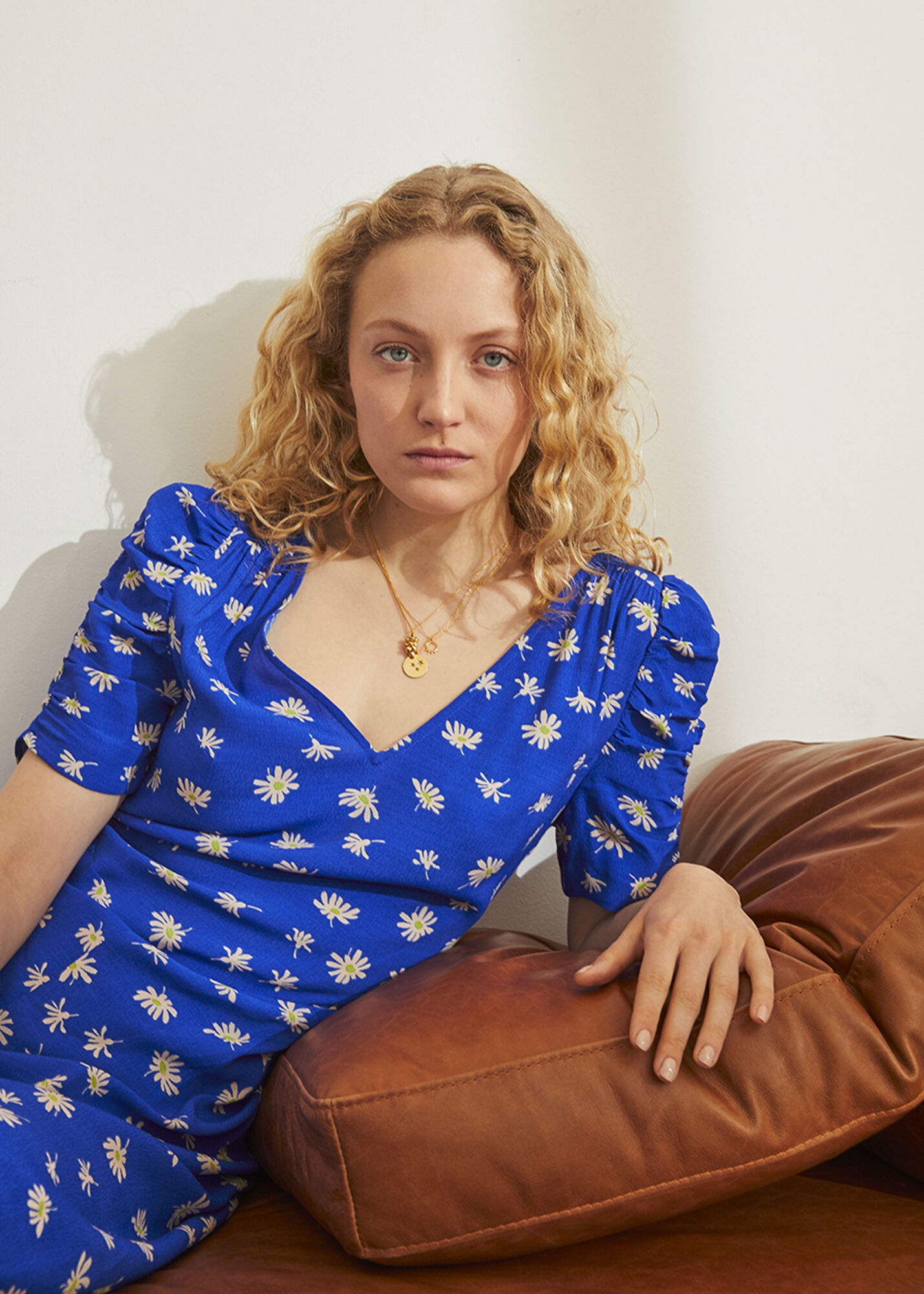 WOMEN DAISY BLUE DRESS