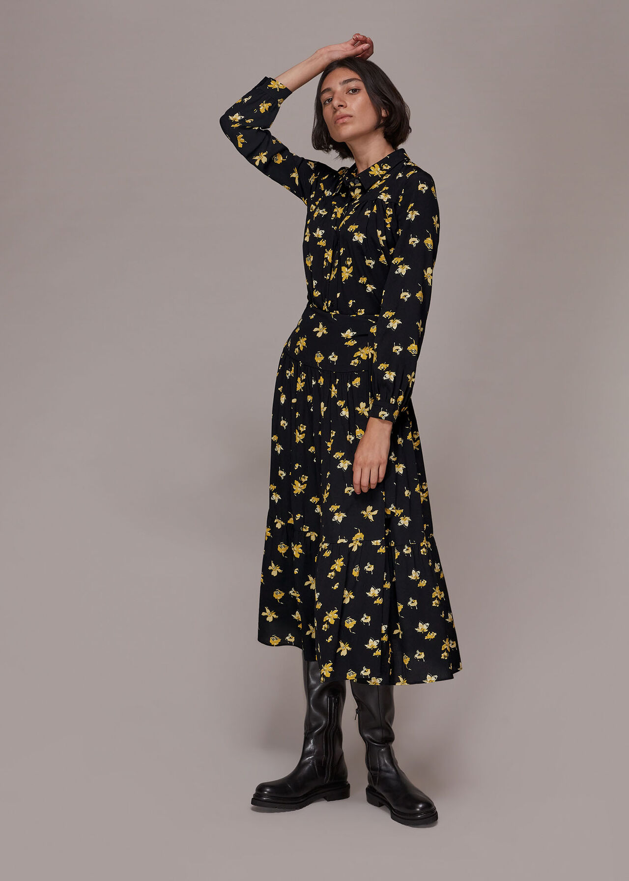 Bridget Falling Floral Skirt