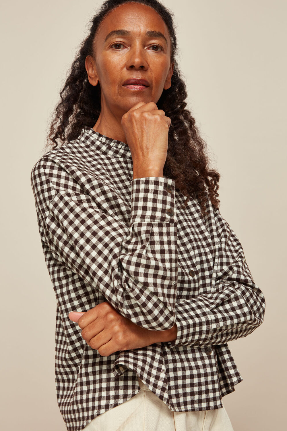 Gingham Blouse