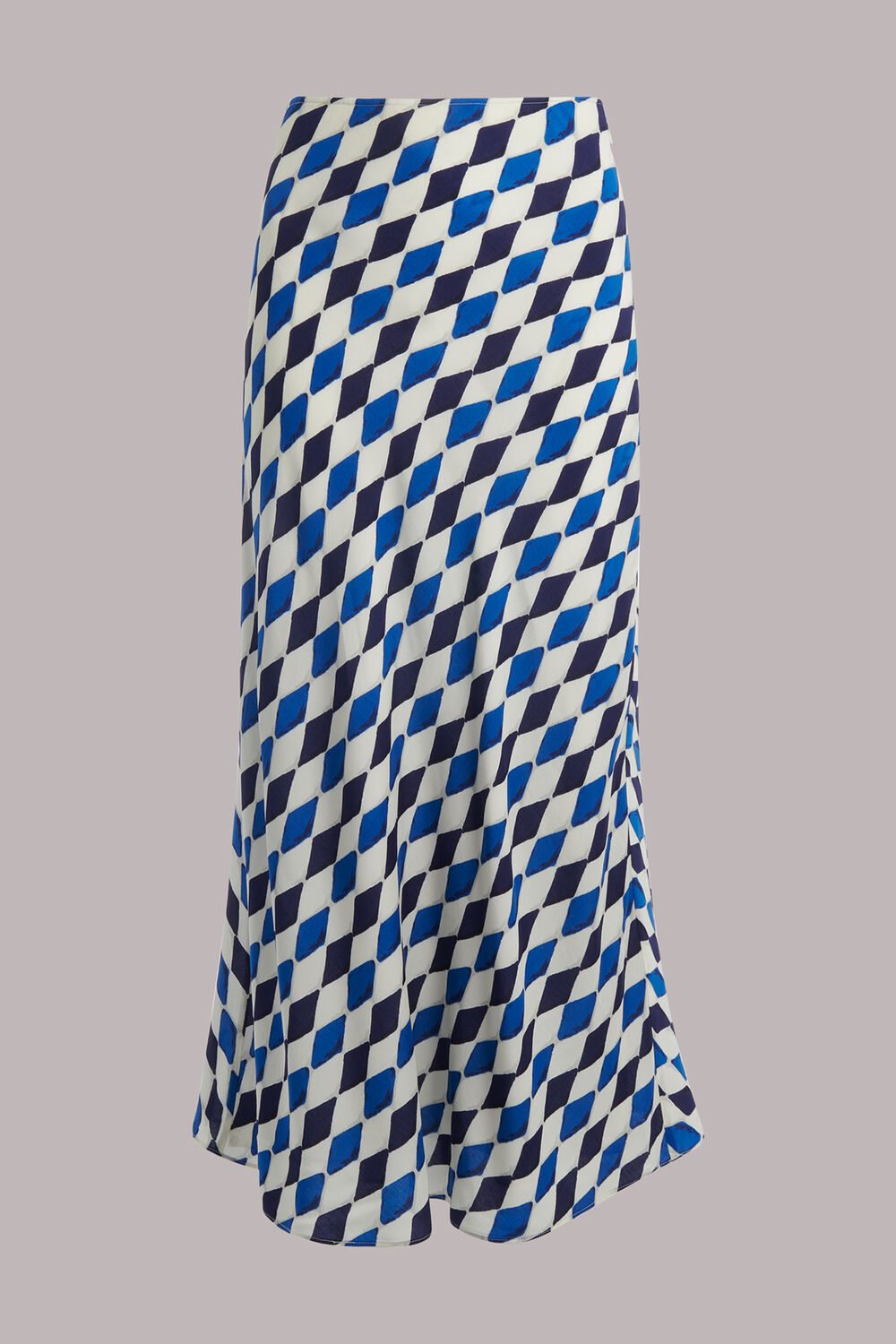 Pinched Diamond Bias Cut Skirt