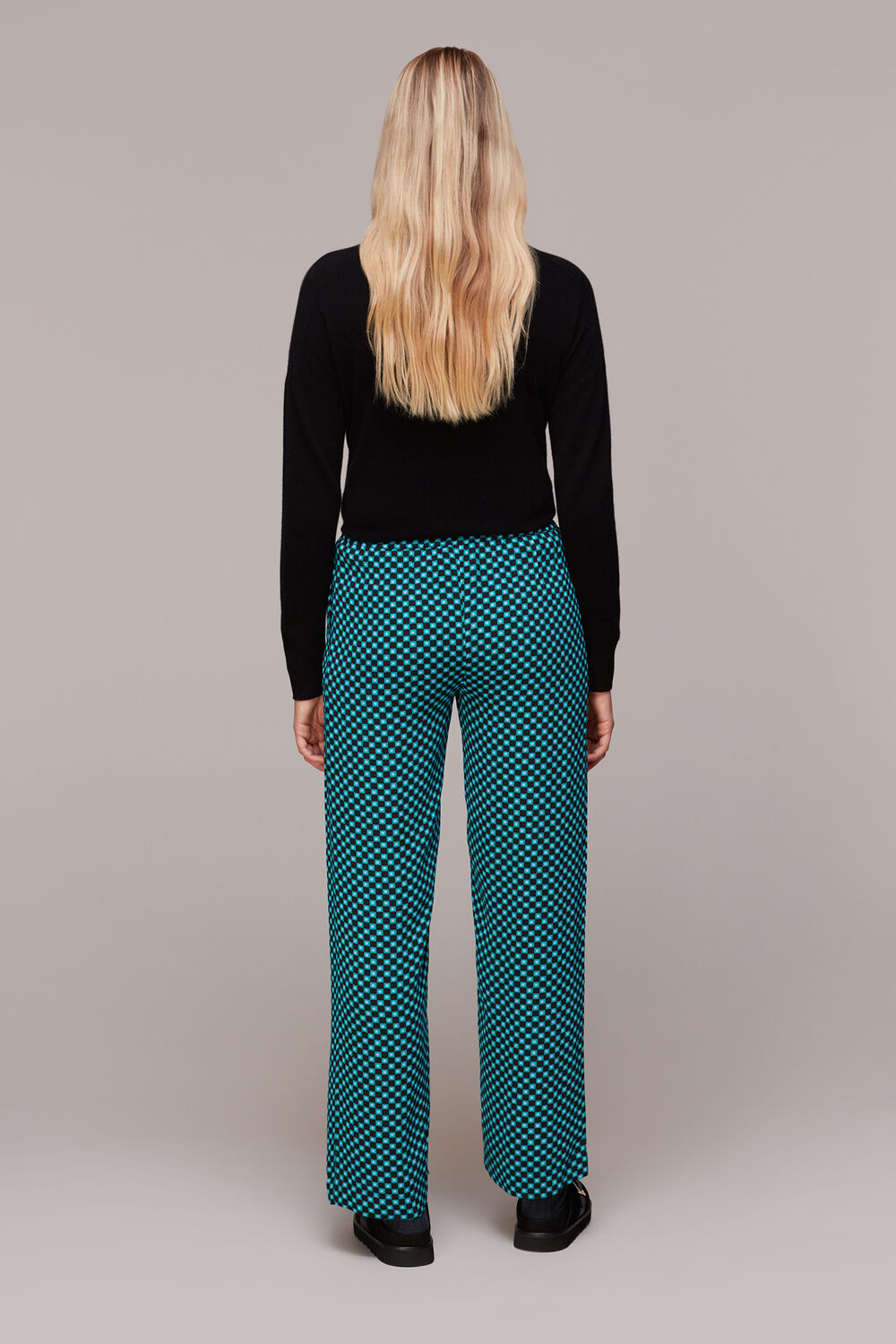 Multicolour Pippa Star Check Print Trouser