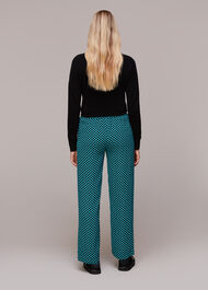 Pippa Star Check Print Trouser