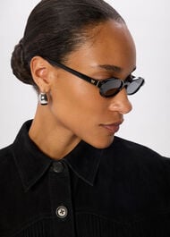 Slim Oval Sunglasses
