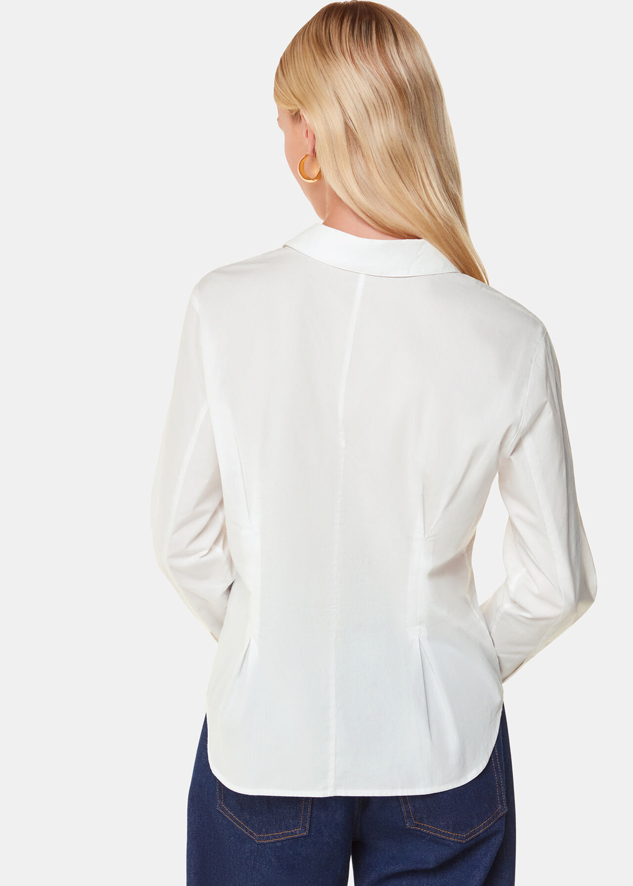Waisted Cotton Shirt