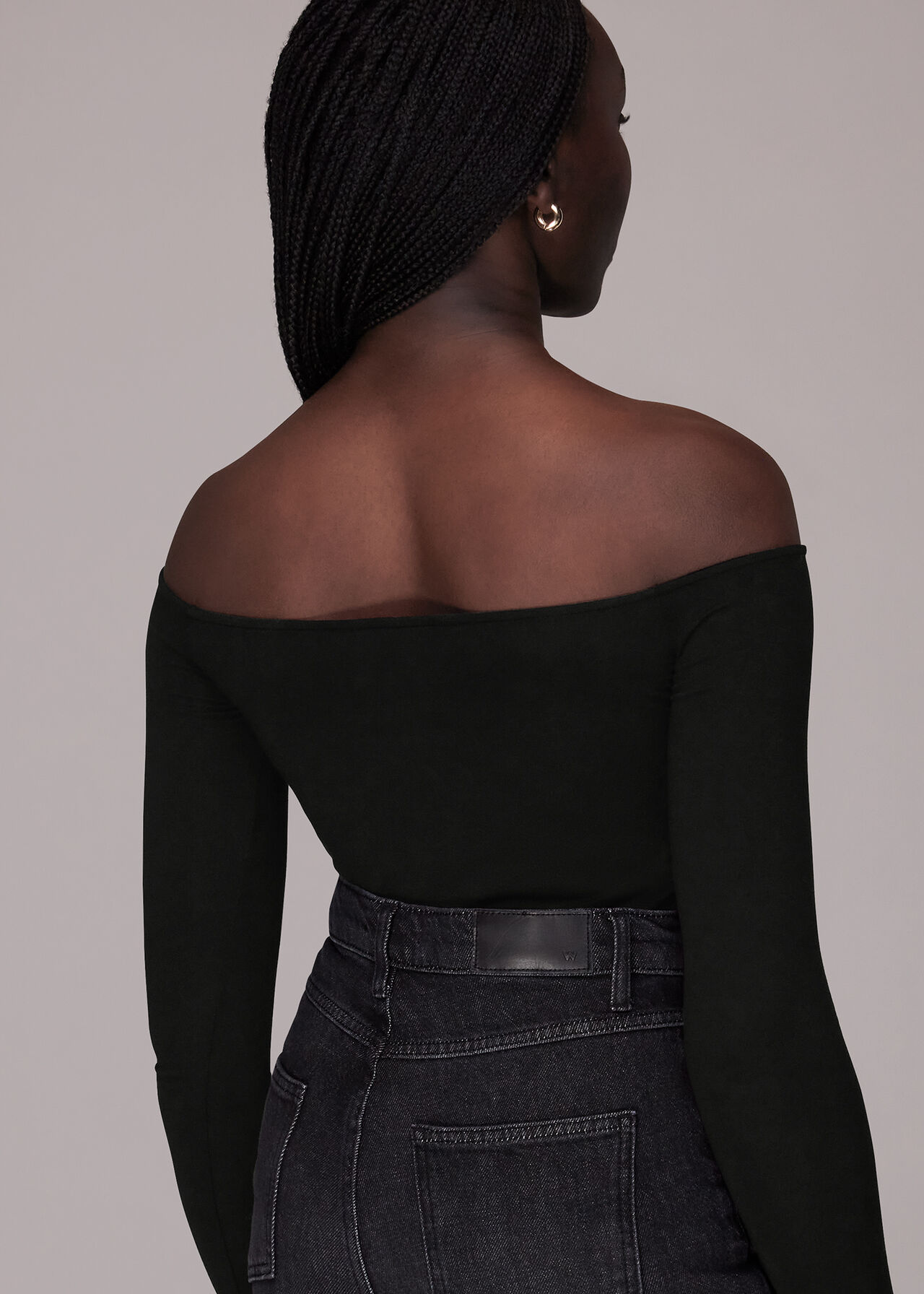 Bandeau Long Sleeve Top