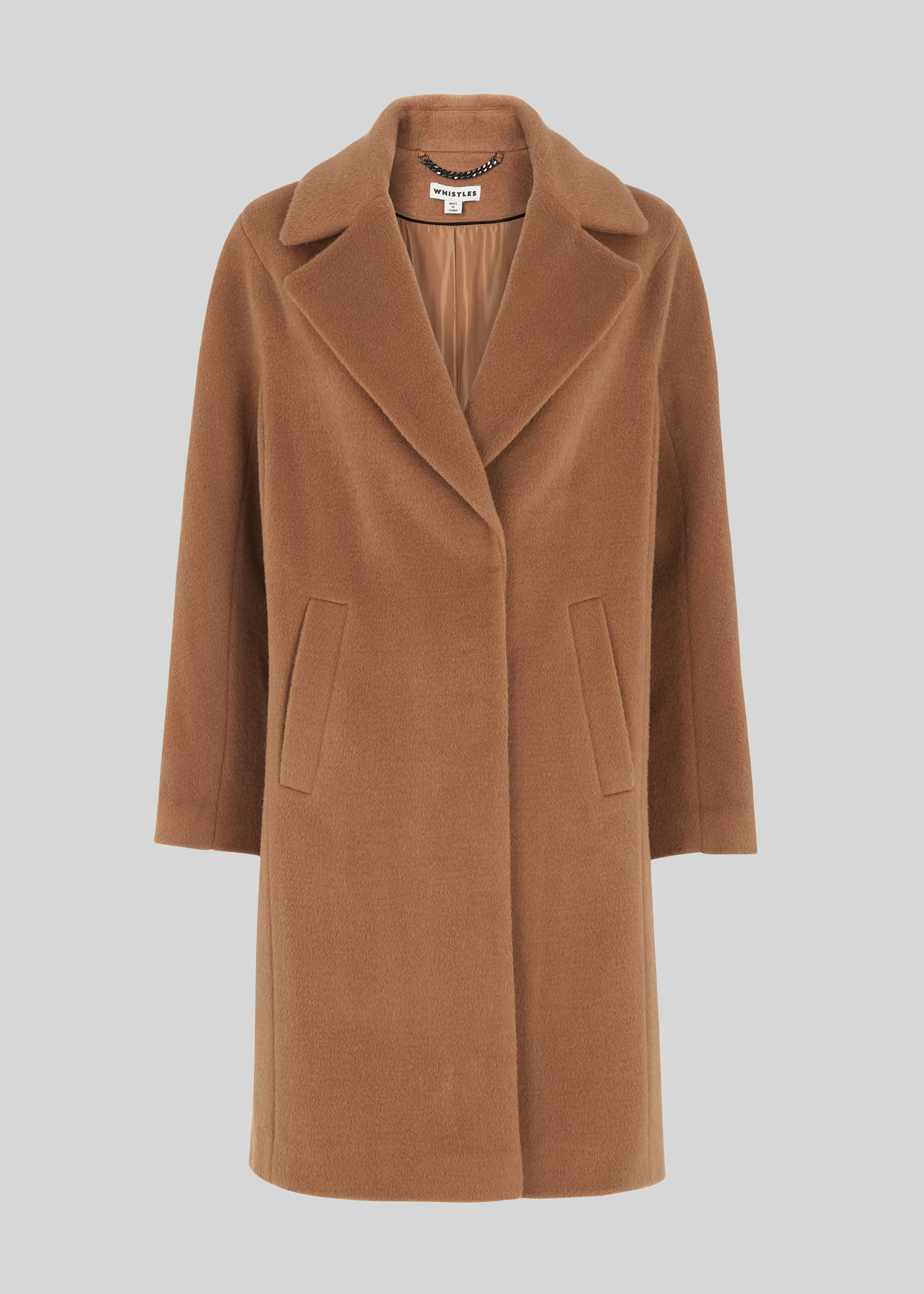 Whistles camel belted coat cheap