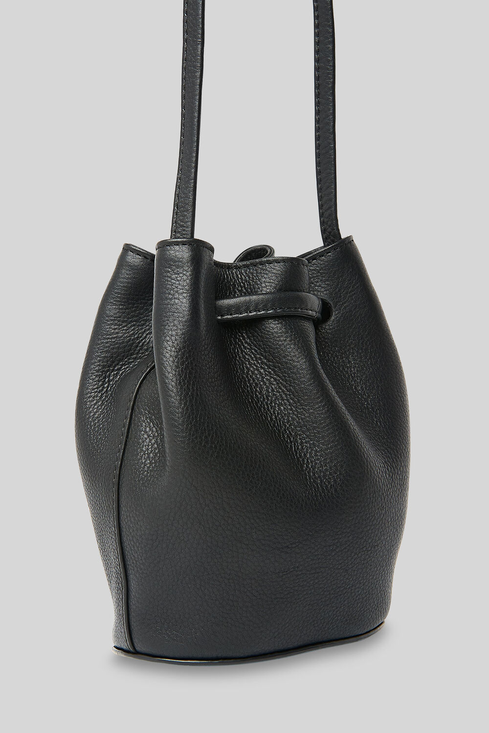 Ammie Mini Drawstring Bag Black
