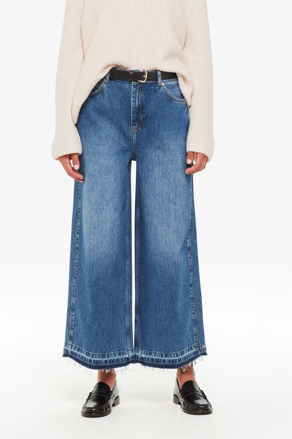 Authentic Raw Hem Jean