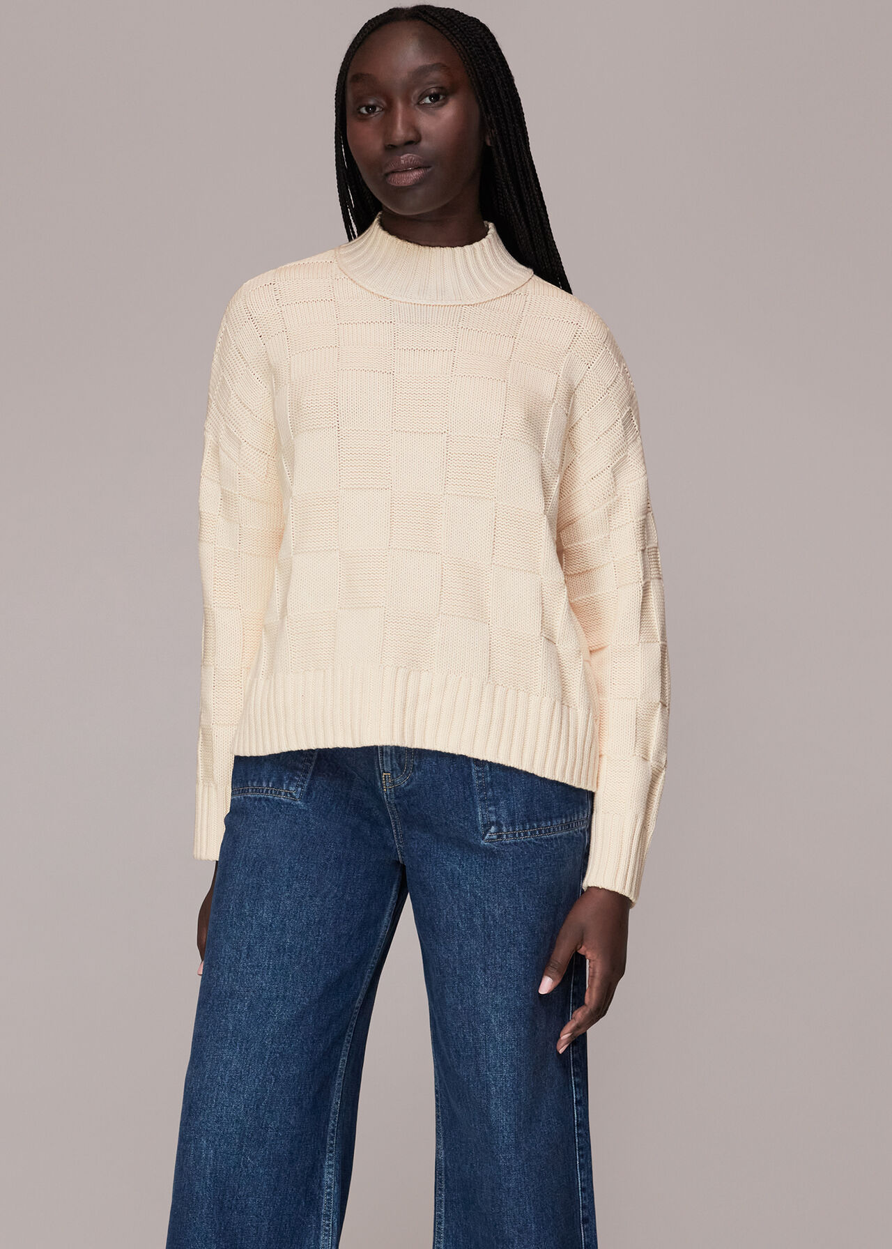 Texture Check Sweater