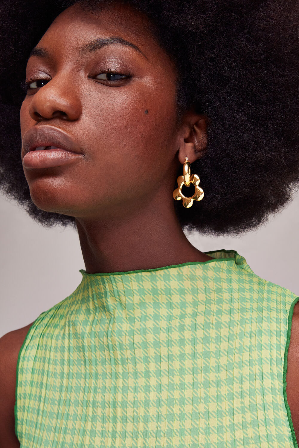 Chunky Flower Hoop