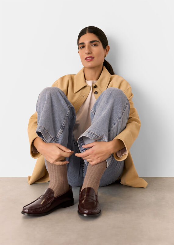 Burgundy Manny Slim Loafer