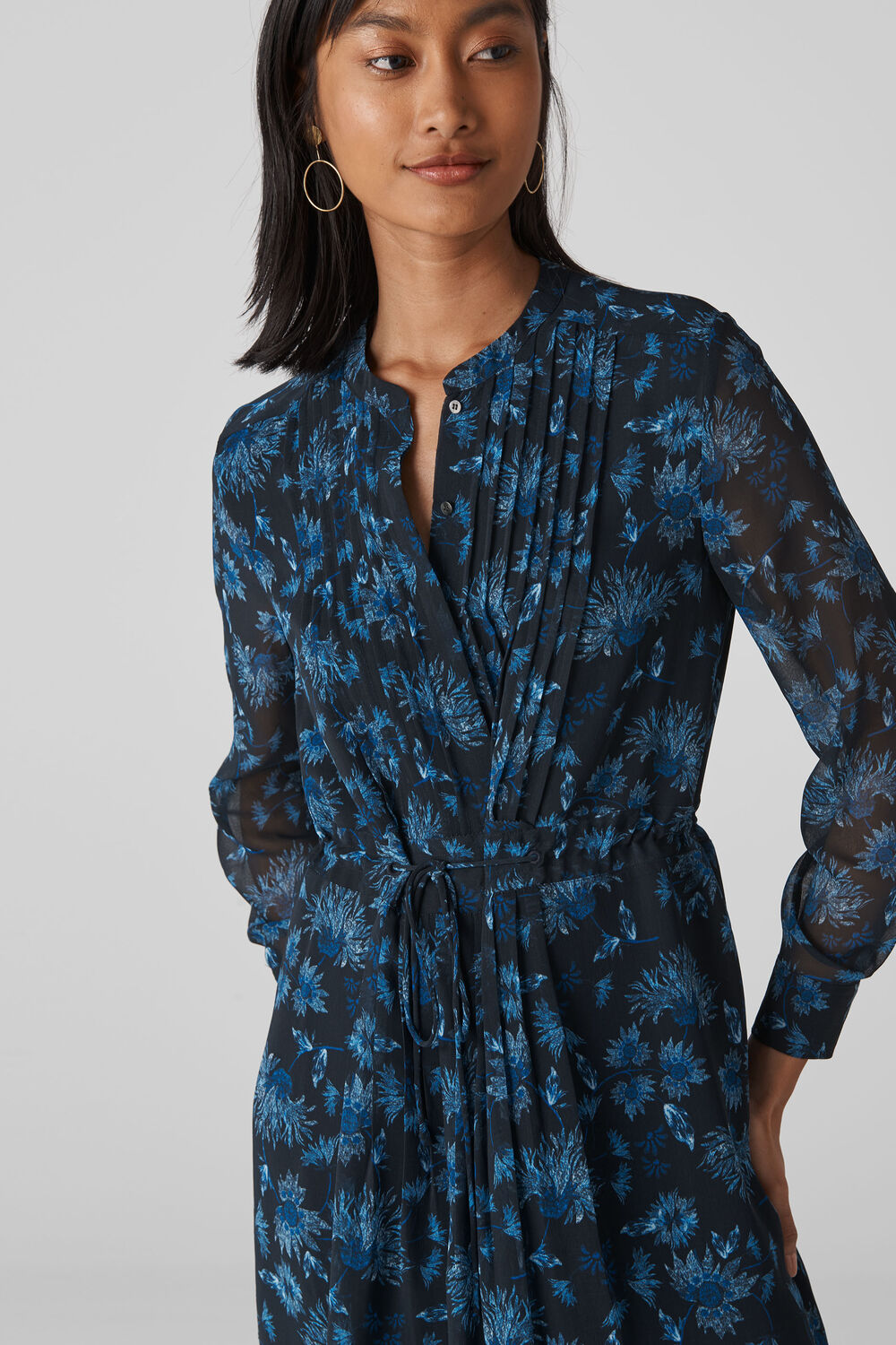 Pitti Print Shirt Dress Blue/Multi