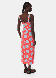 Sunburst Linen Blend Dress