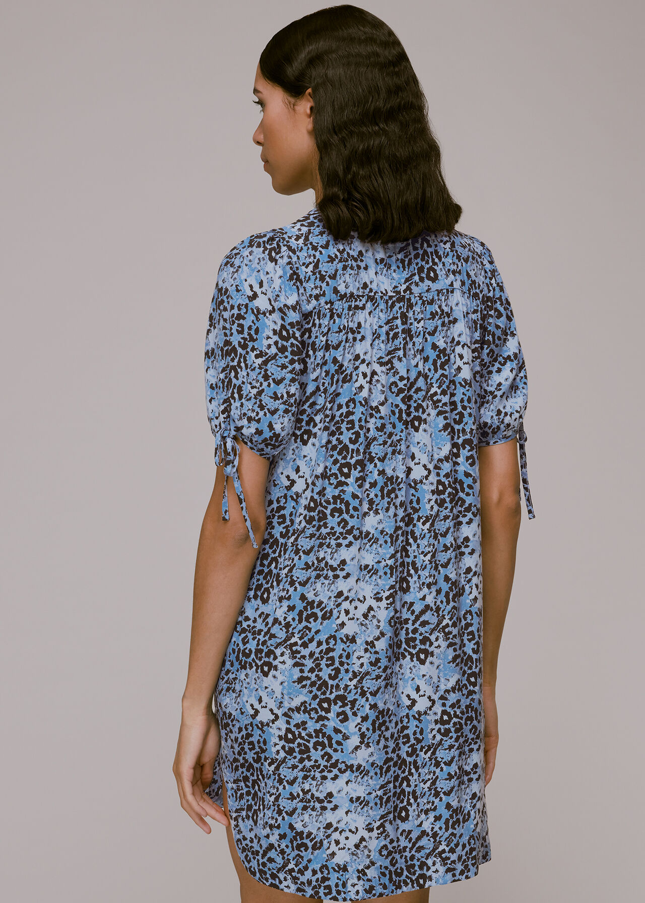 Hyena Spot Button Up Dress