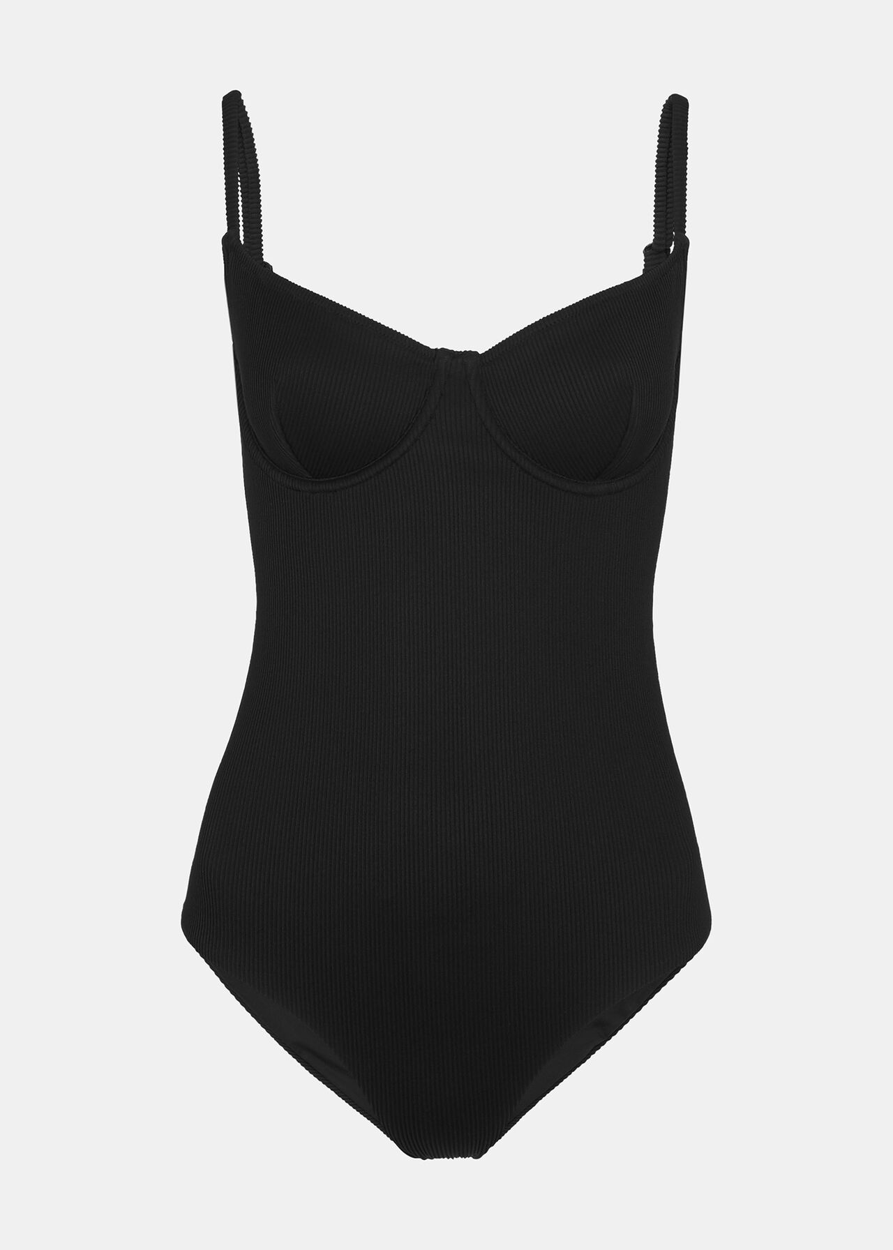 Ribbed Underwire Swimsuit