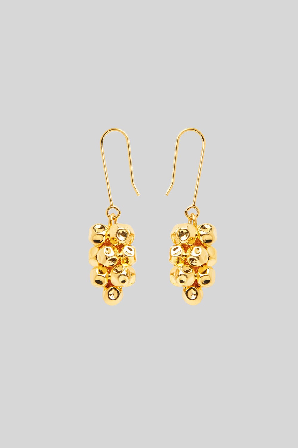Cluster Drop Earring Gold/Multi