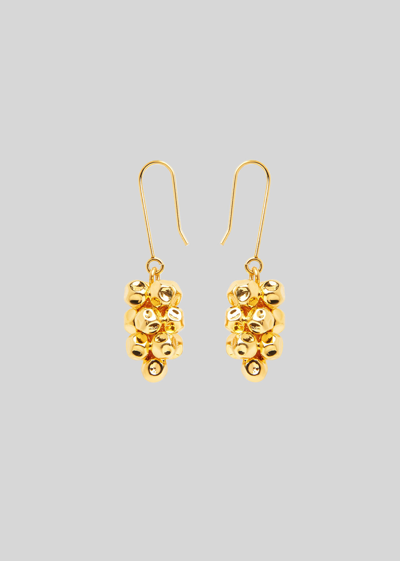 Cluster Drop Earring Gold/Multi