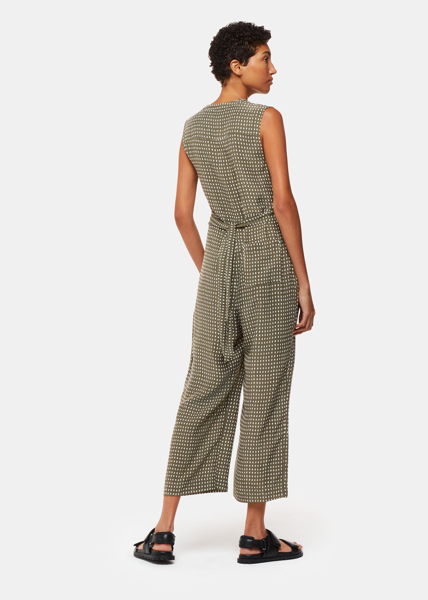 Sheike polka dot jumpsuit sales