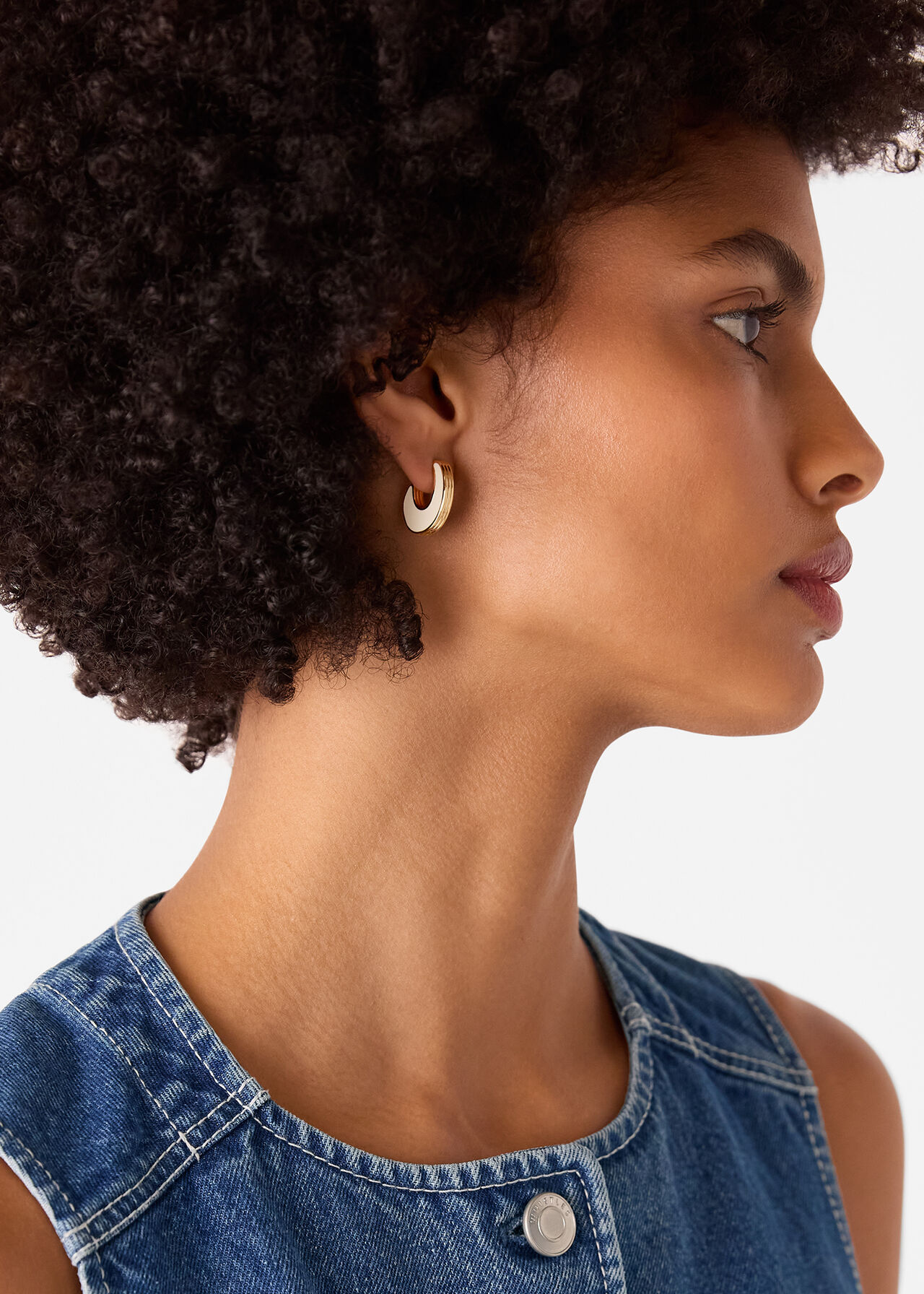 Double Enamel Earring