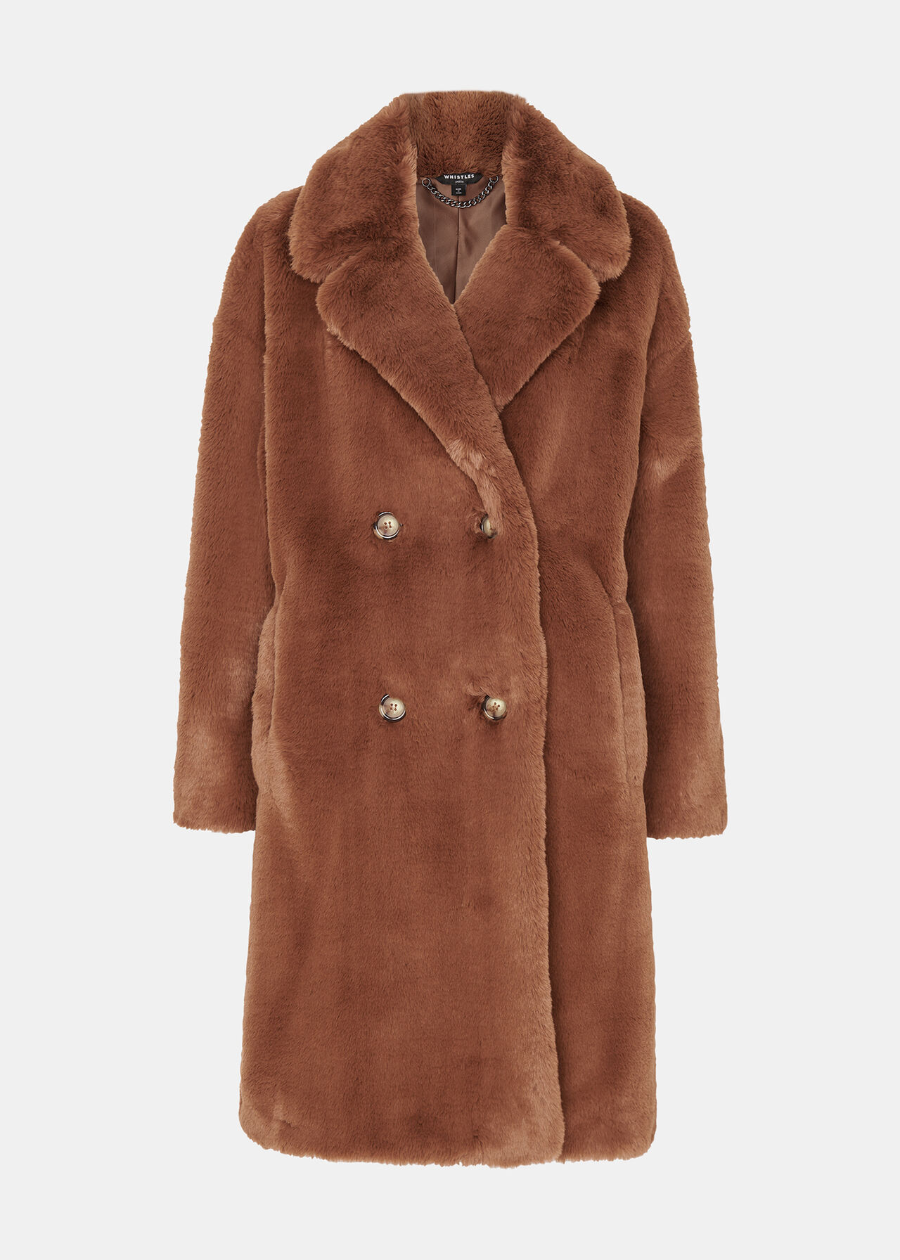 Petite Teddy Faux Fur Coat