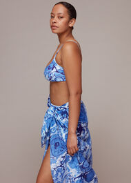 Mia Marble Print Beach Sarong