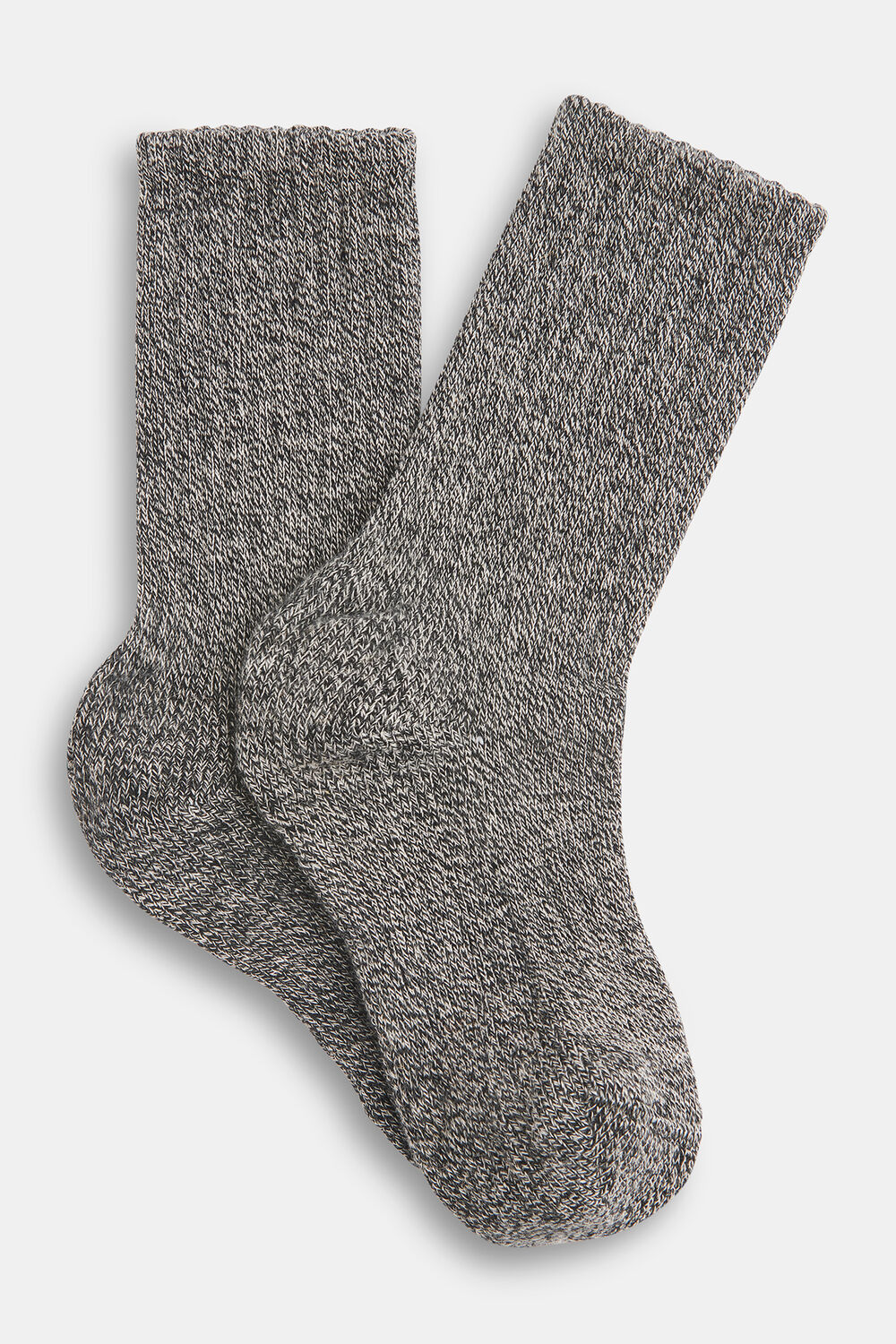 Black Chunky Marl Socks