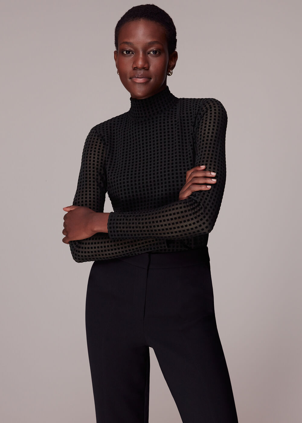 Checked Mesh Top