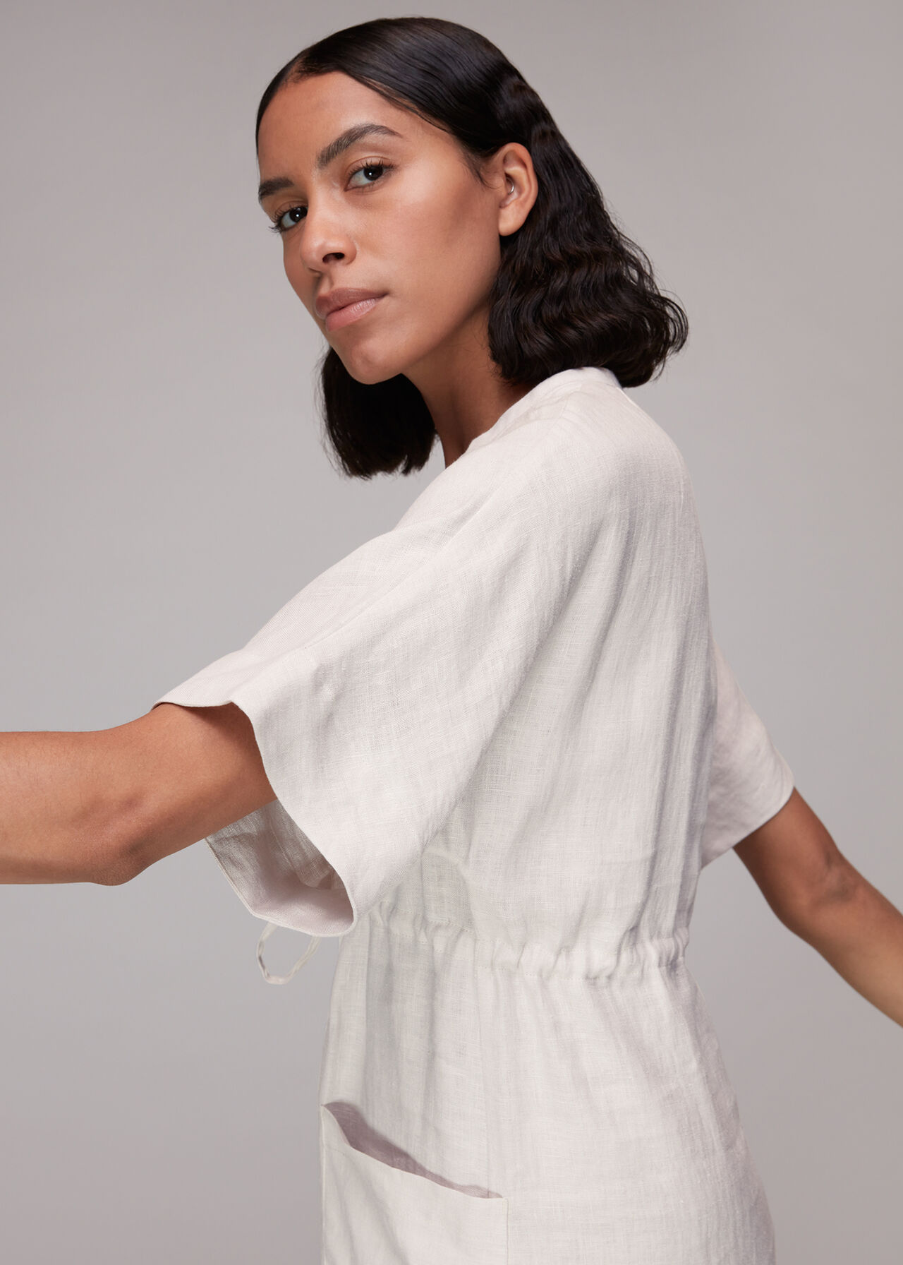 Imogen Linen Midi Dress