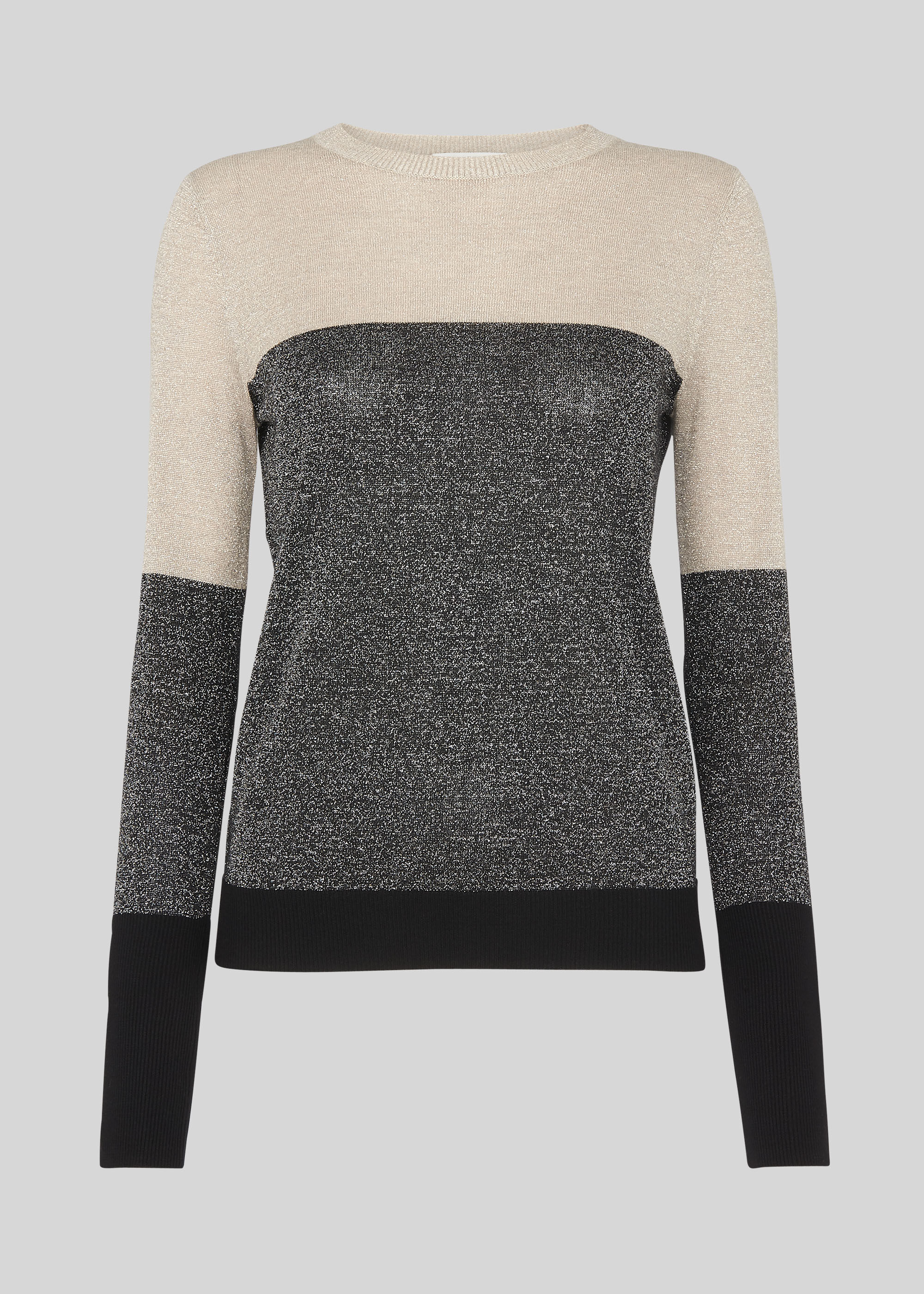 white sparkle sweater