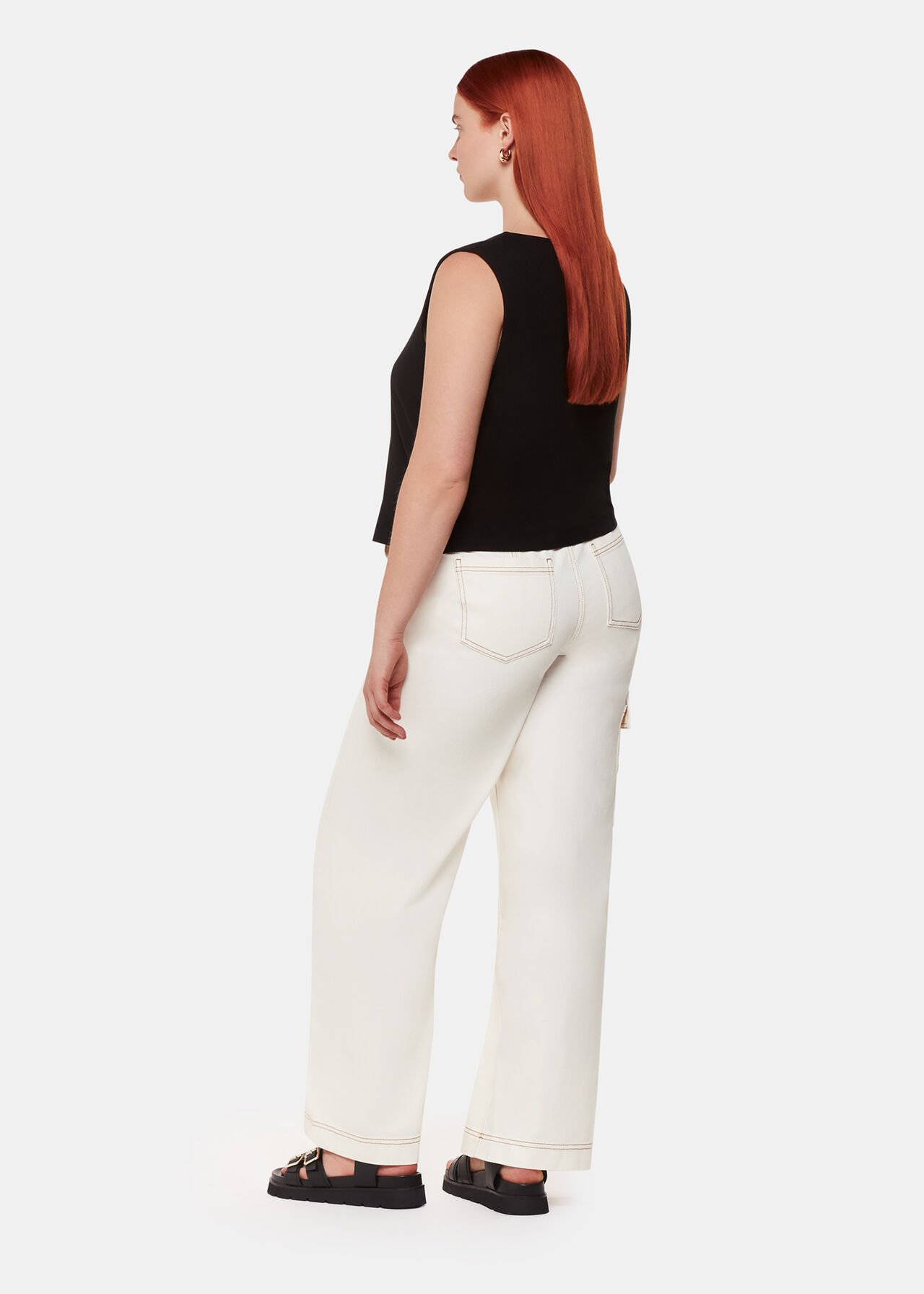 Wide Leg Cargo Jean