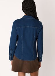 Stretch Cotton Collared Shirt