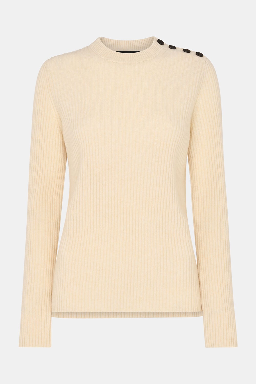 Button Detail Longline Knit