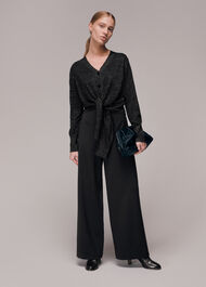 Sparkle Tie Cardigan