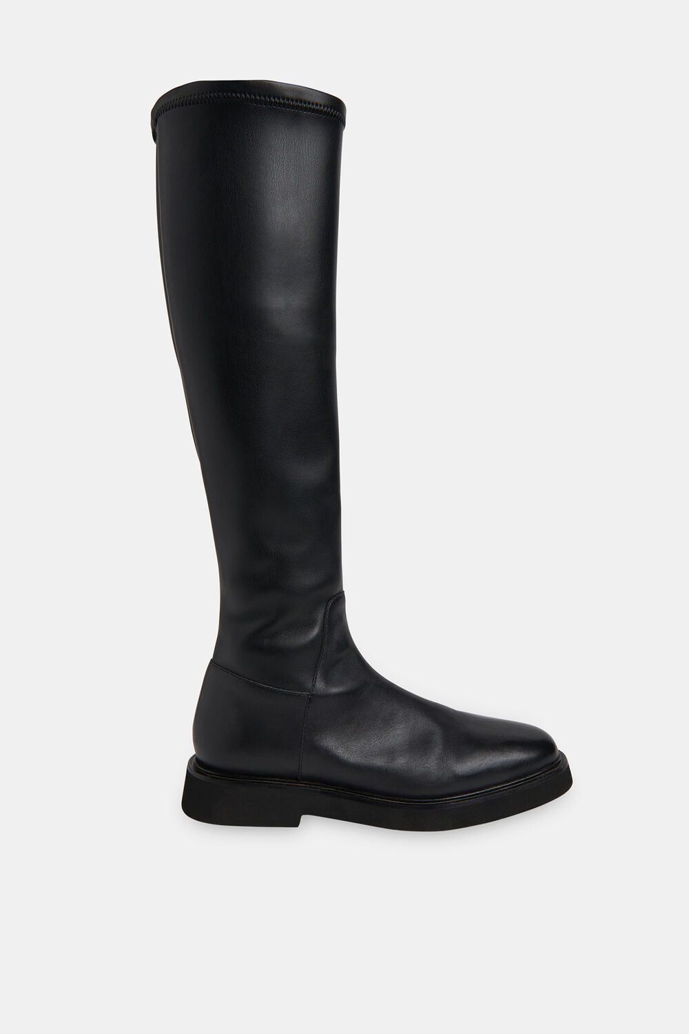 Black Quin Stretch Knee High Boot
