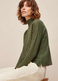 High Neck Relaxed Top