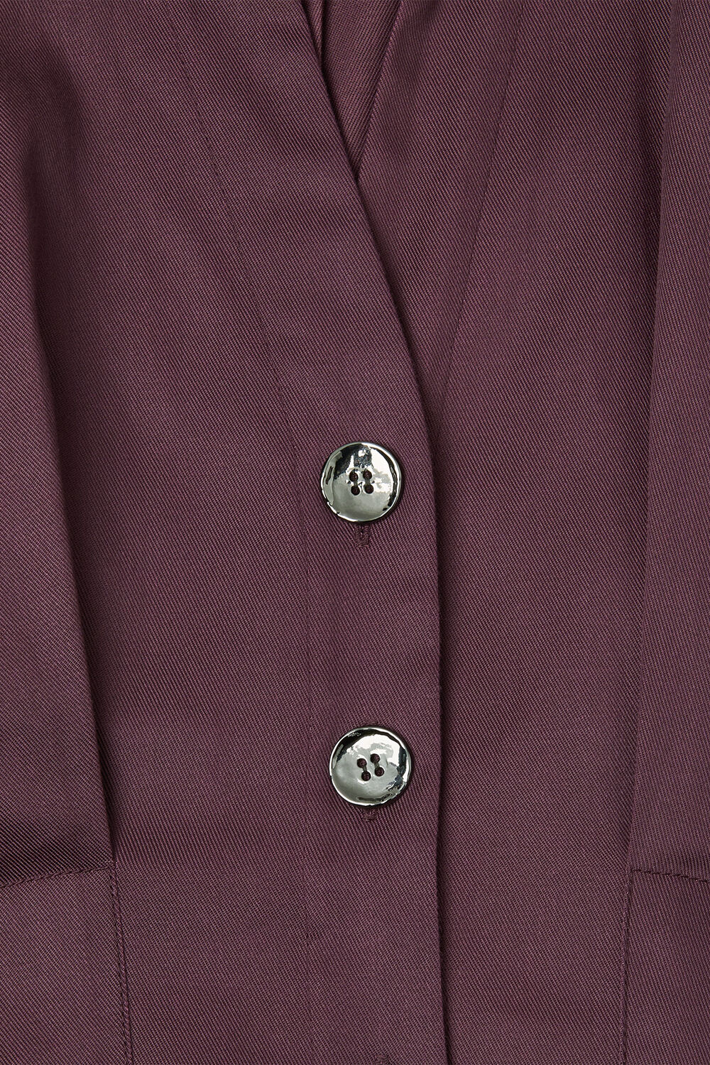 Plum Renee Button Shirt Dress