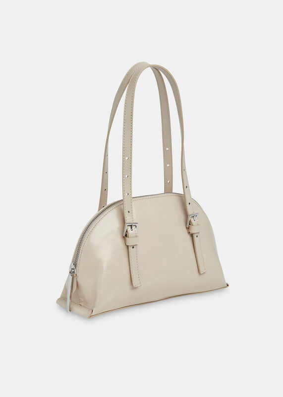 Taupe Hartley Mini Bowling Bag